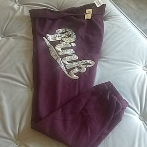 NWT VS PINK bling sweatpants
